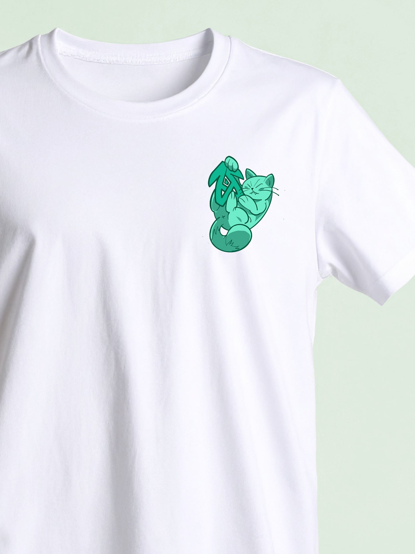 Tee Zerance Holy Mint Cat 🐾